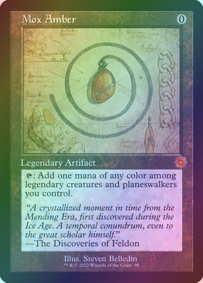 Mox Amber (BRR) (98) / Foil / Schematic