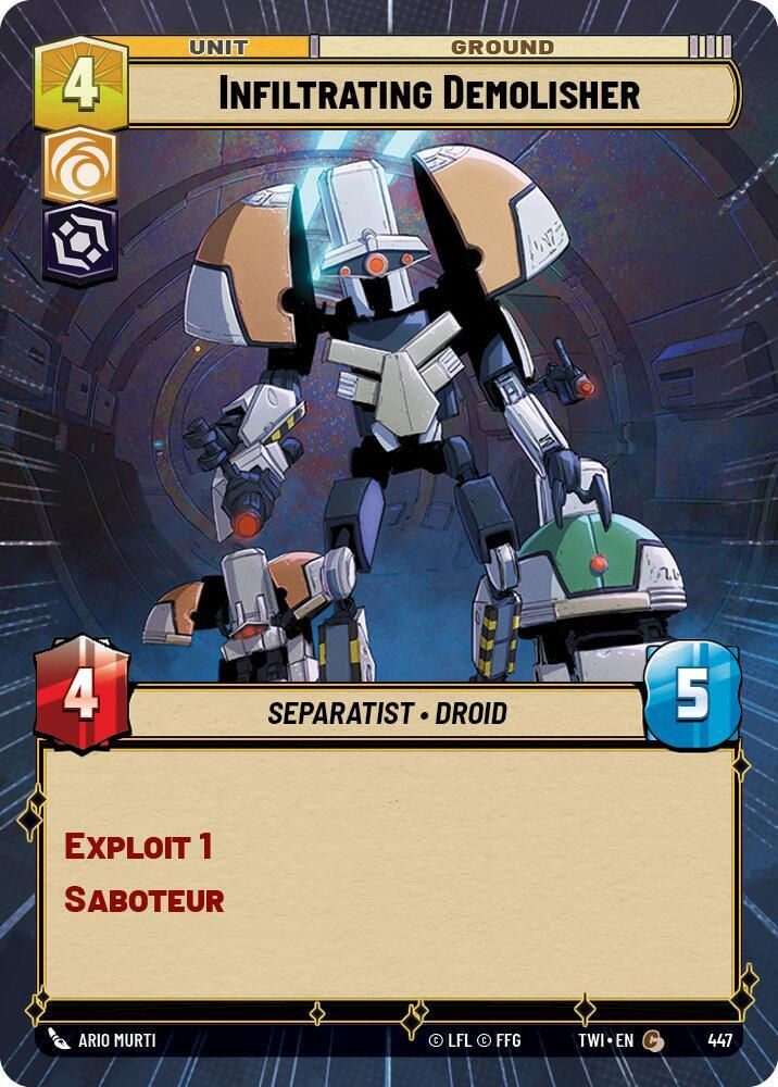 Infiltrating Demolisher (Hyperspace) (TWI) (447) / Foil