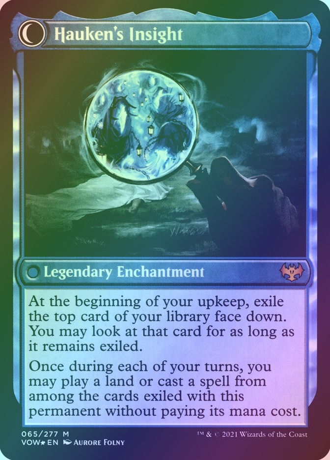 Jacob Hauken, Inspector // Hauken's Insight (PVOW) (65s) / Foil — cara 2 de 2