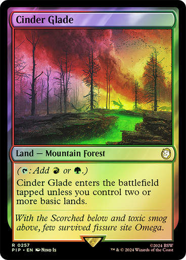 Cinder Glade (pip) (257) / Foil