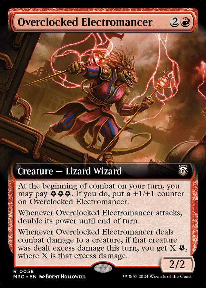 Overclocked Electromancer (m3c) (58) / Extended Art