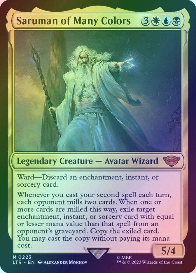 Saruman of Many Colors (LTR) (223) / Foil