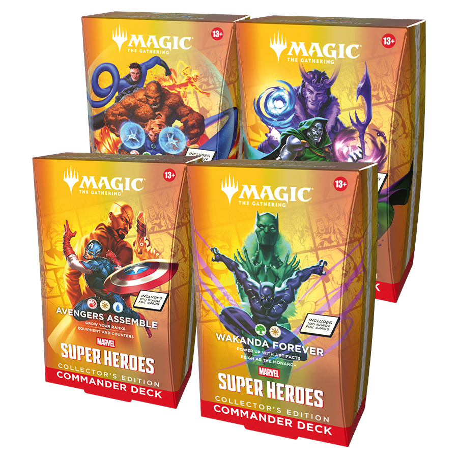 Marvel Super Heroes Commander Decks Collector's Edition (Display de 4)