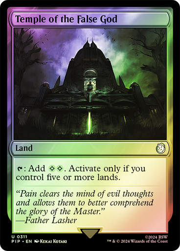Temple of the False God (pip) (311) / Foil
