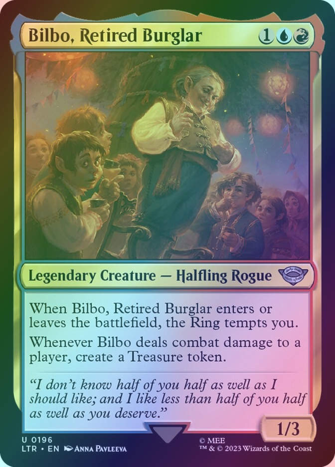 Bilbo, Retired Burglar (LTR) (196) / Foil