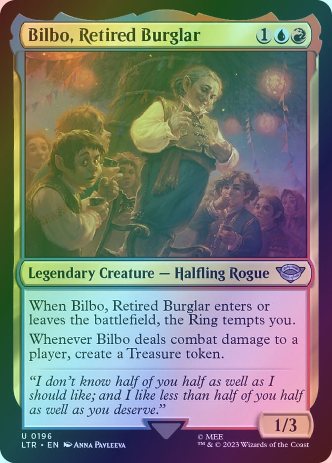 Bilbo, Retired Burglar (LTR) (196) / Foil