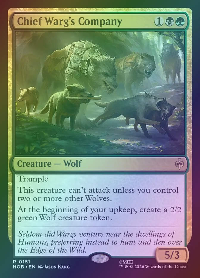 Chief Warg's Company (HOB) (151) / Foil