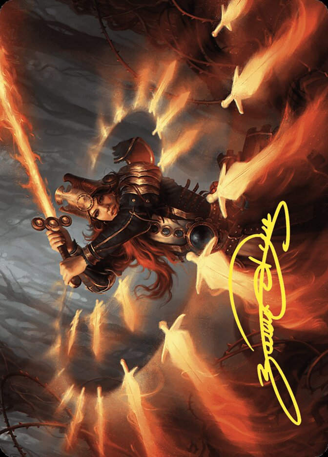 Heartflame Duelist (AWOE) (38) / Firma Dorada