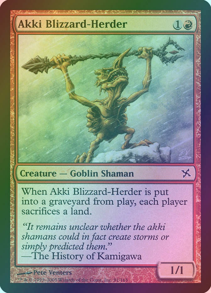 Akki Blizzard-Herder (BOK) (91) / Foil