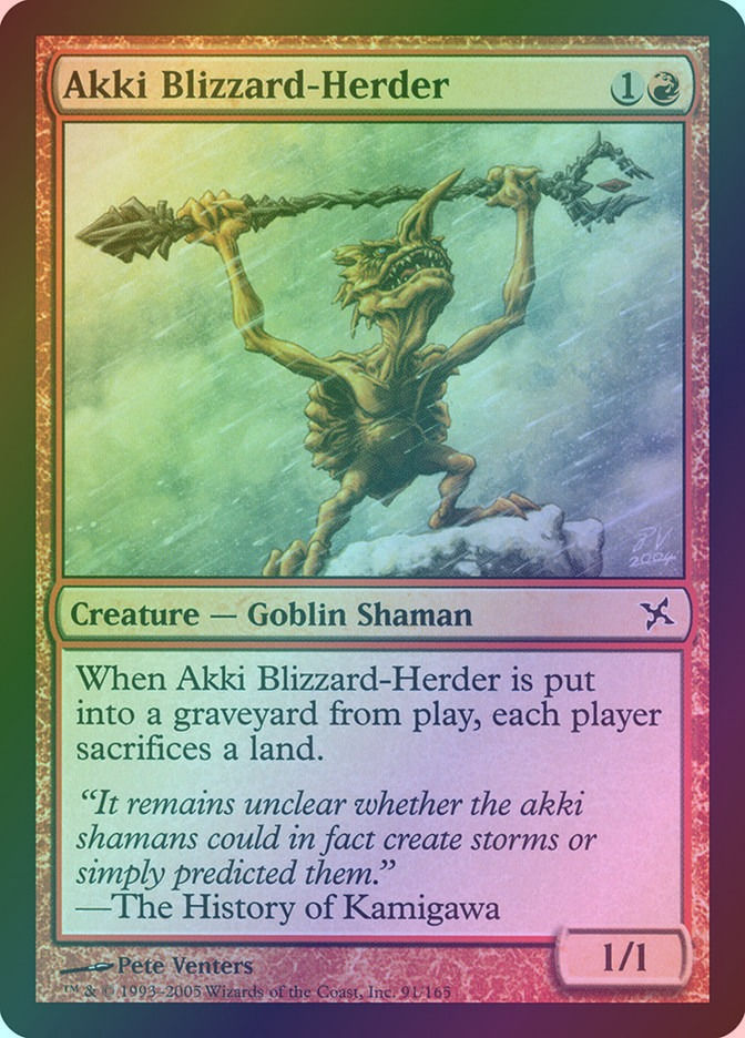 Akki Blizzard-Herder (BOK) (91) / Foil