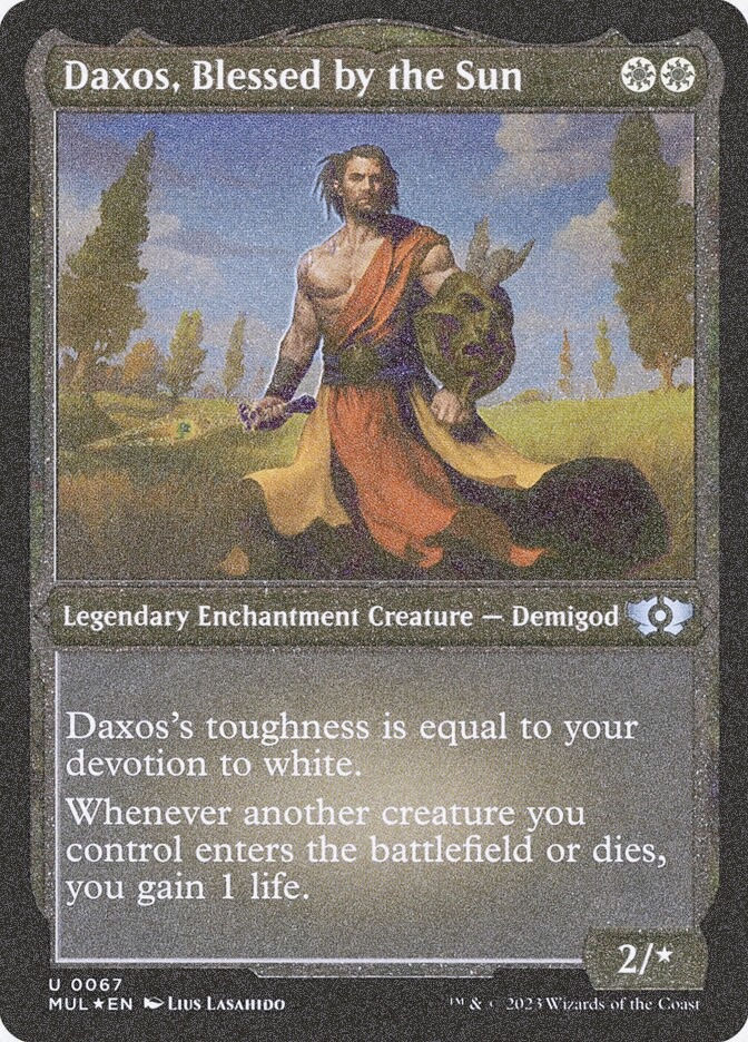 Daxos, Blessed by the Sun (MUL) (67) / Foil Etched