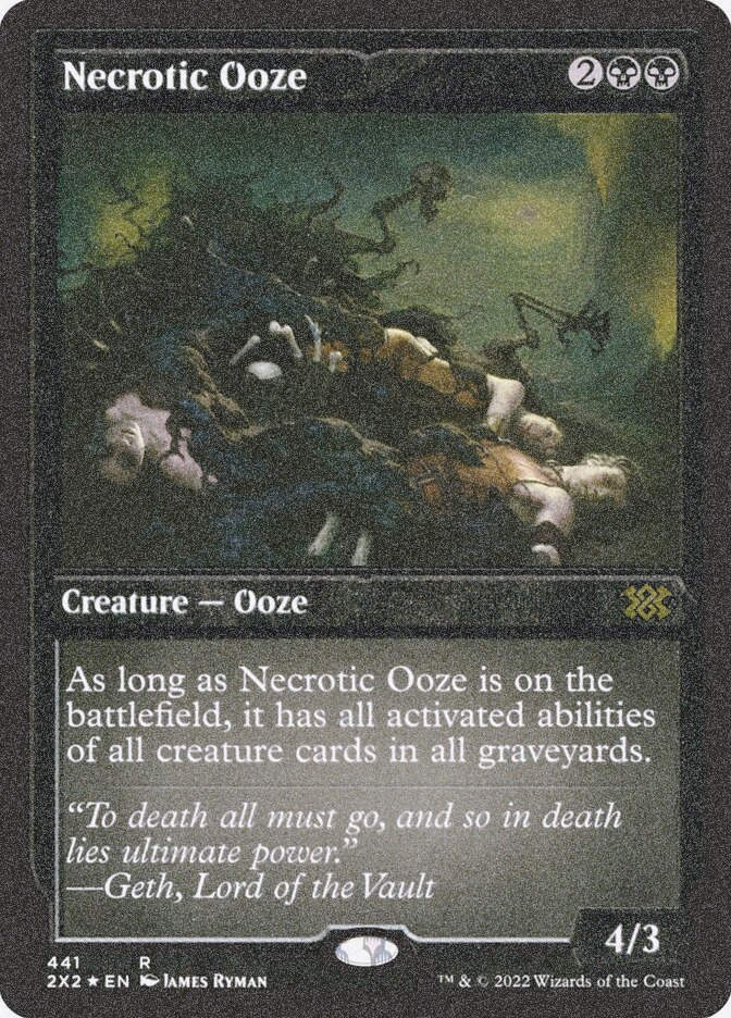 Necrotic Ooze (2X2) (441) / Foil Etched