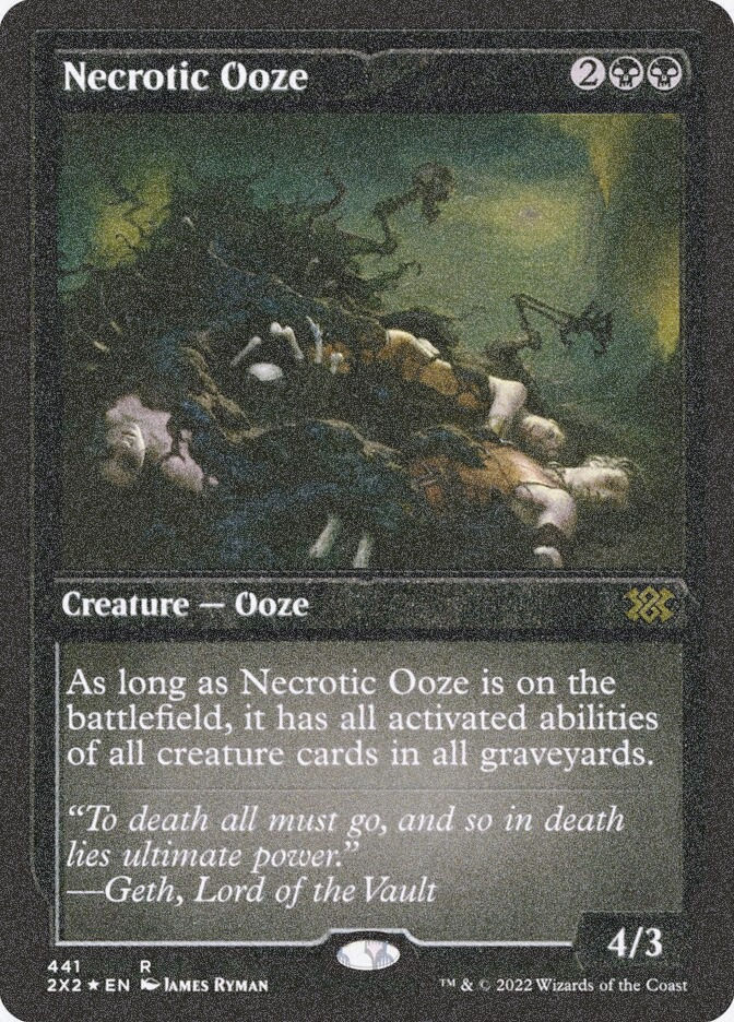 Necrotic Ooze (2X2) (441) / Foil Etched