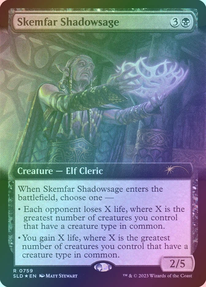 Skemfar Shadowsage (SLD) (759) / Extended Art / Foil