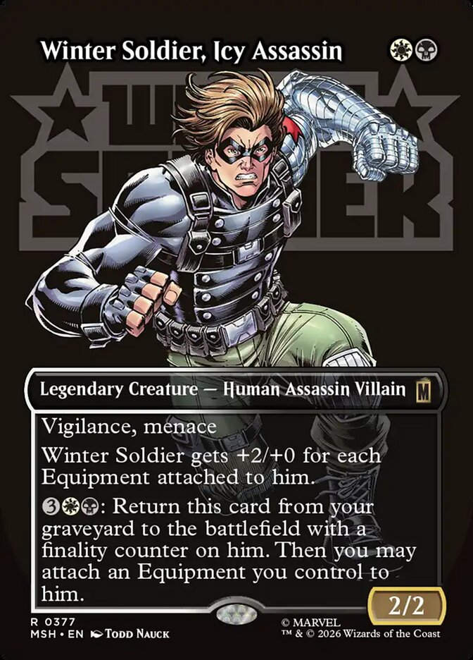 Winter Soldier, Icy Assassin (MSH) (377) / Borderless