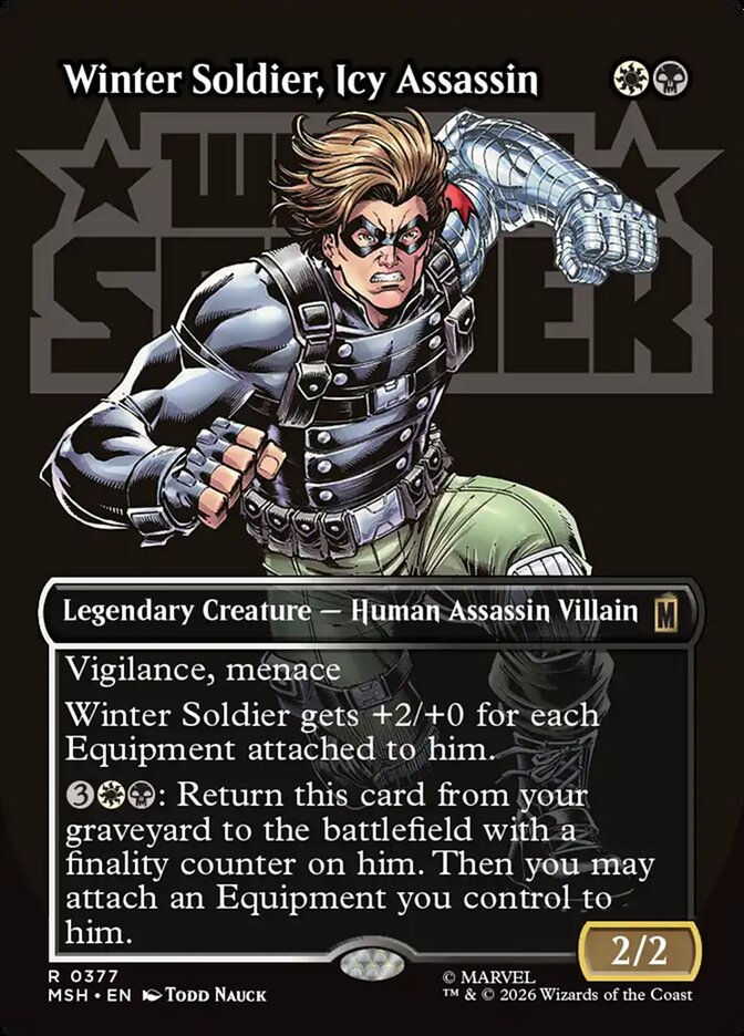 Winter Soldier, Icy Assassin (MSH) (377) / Borderless