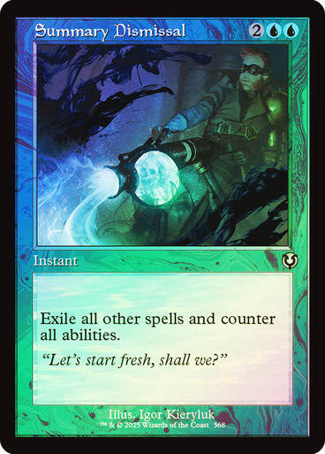 Summary Dismissal (INR) (368) / Foil Retro