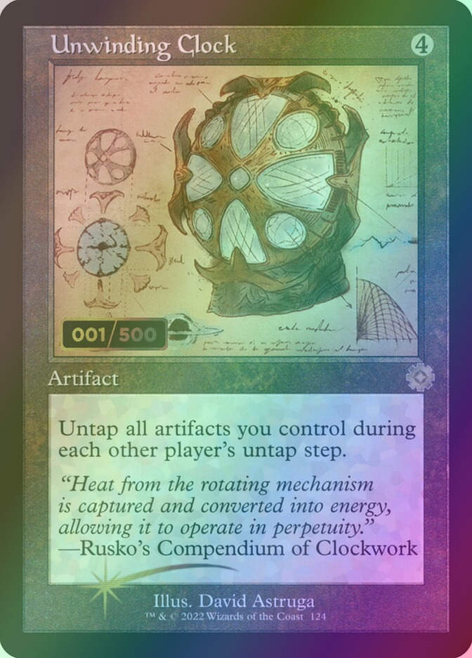 Unwinding Clock (BRR) (124z) / Serialized