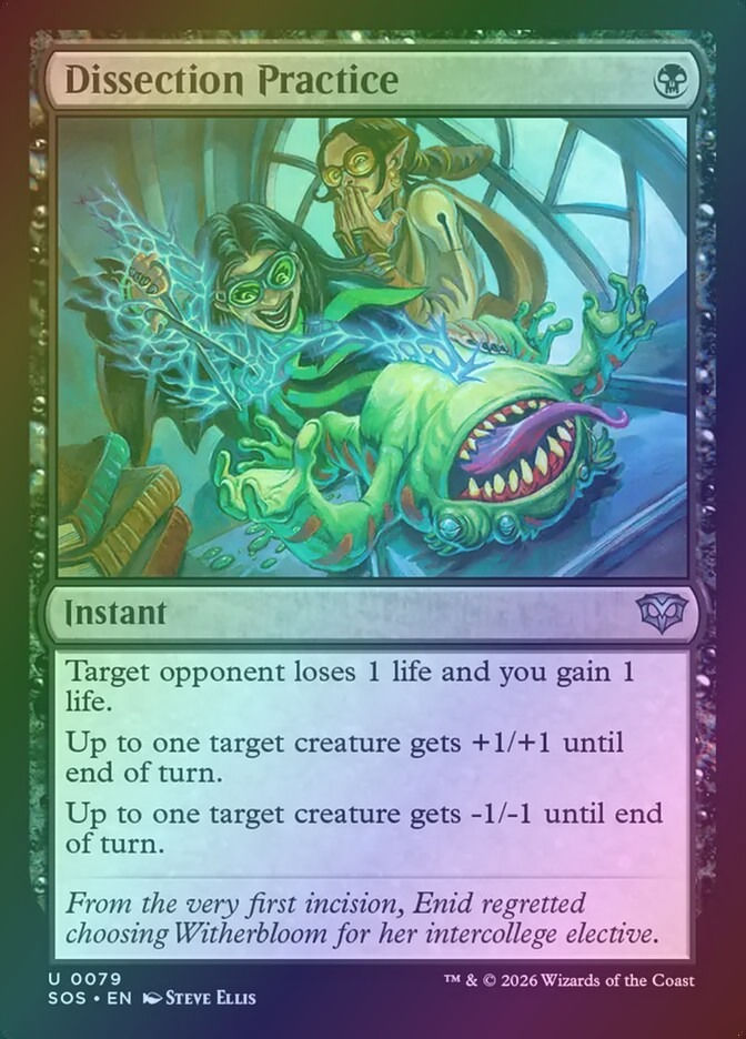 Dissection Practice (SOS) (79) / Foil