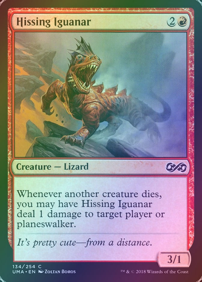 Hissing Iguanar (UMA) (134) / Foil