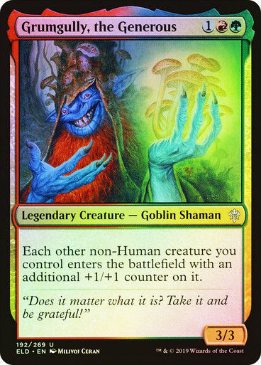Grumgully, the Generous (ELD) (192) / Foil