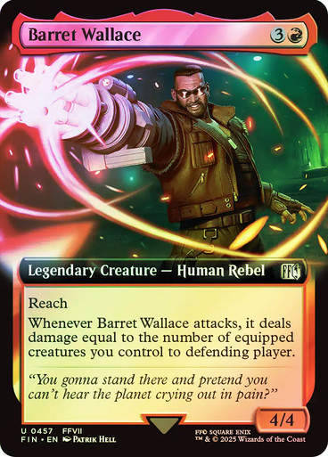 Barret Wallace (FIN) (457) / Extended Art / Foil