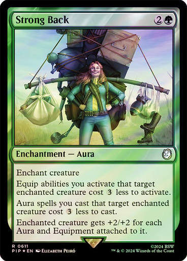 Strong Back (pip) (611) / Surge Foil
