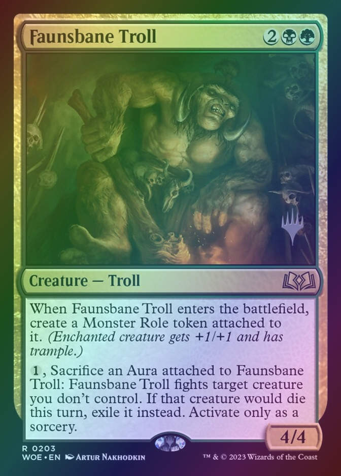 Faunsbane Troll (PWOE) (203p) / Foil