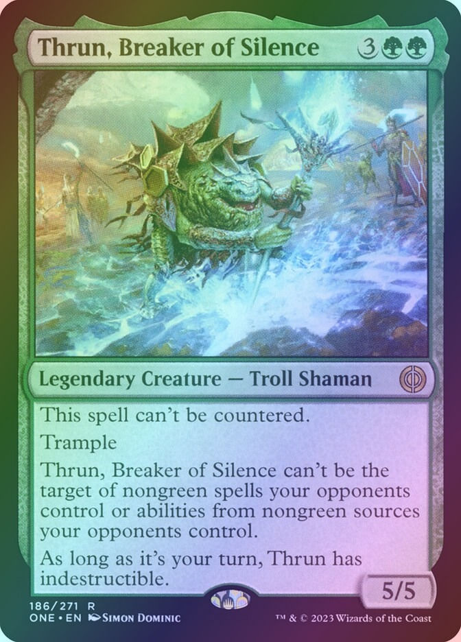 Thrun, Breaker of Silence (ONE) (186) / Foil
