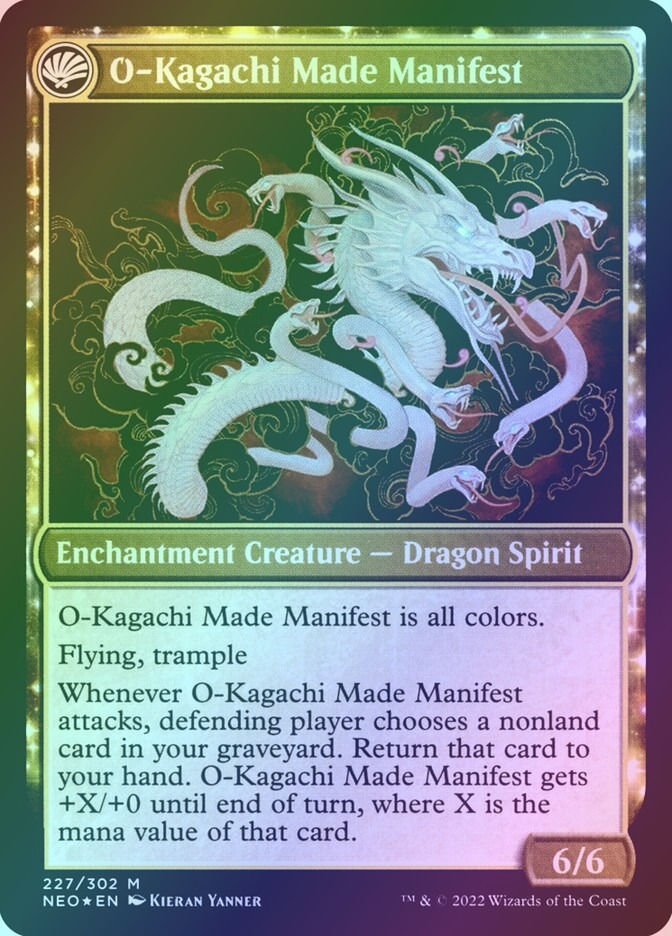 The Kami War // O-Kagachi Made Manifest (PNEO) (227s) / Foil — cara 2 de 2
