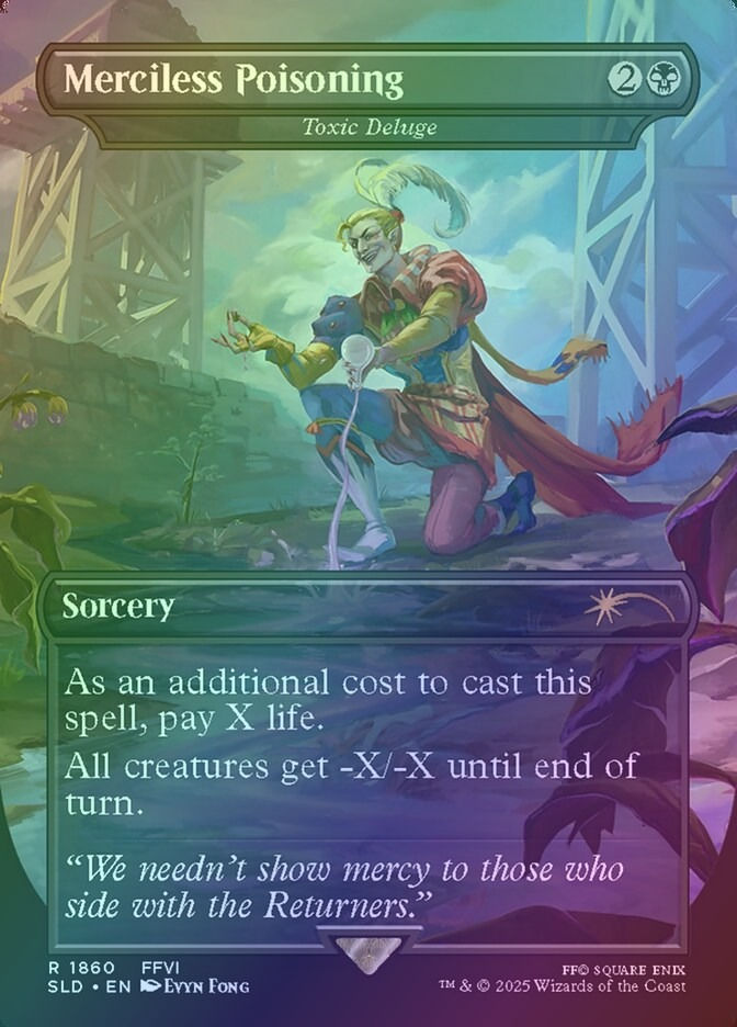 Toxic Deluge (SLD) (1860) / Borderless / Foil