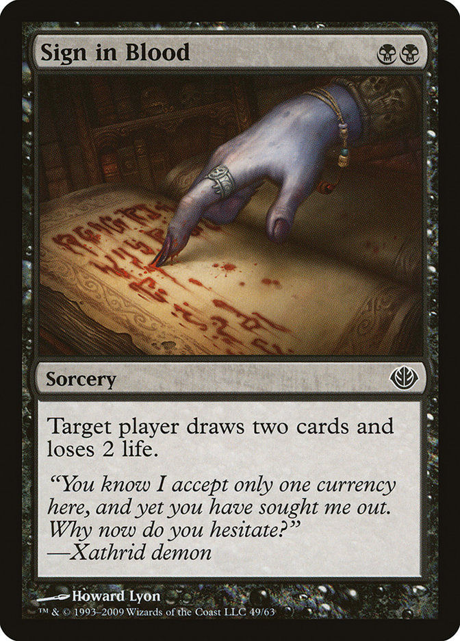 Sign in Blood (ddd)