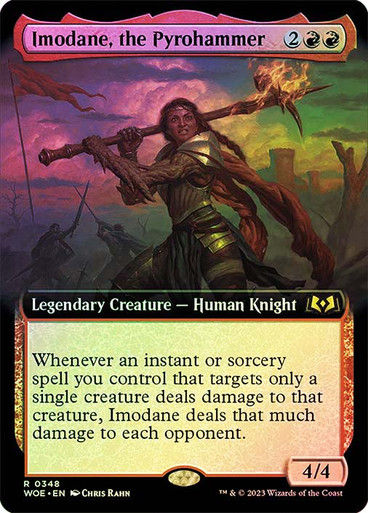 Imodane, the Pyrohammer (woe) / Extended Art Foil