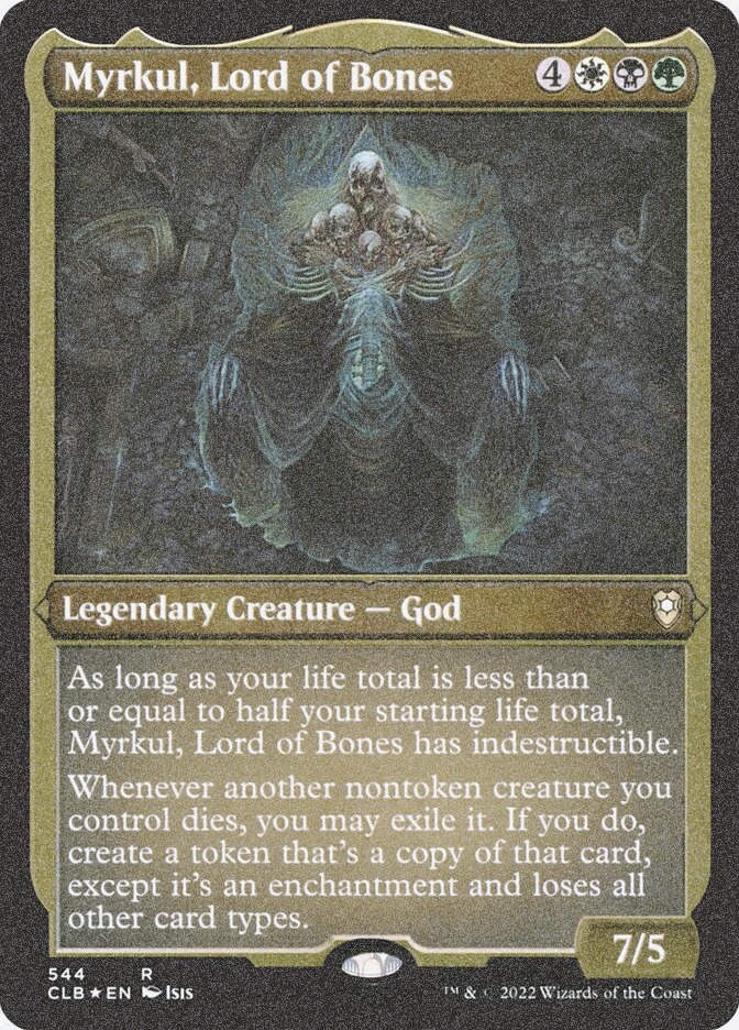 Myrkul, Lord of Bones (CLB) (544) / Foil Etched
