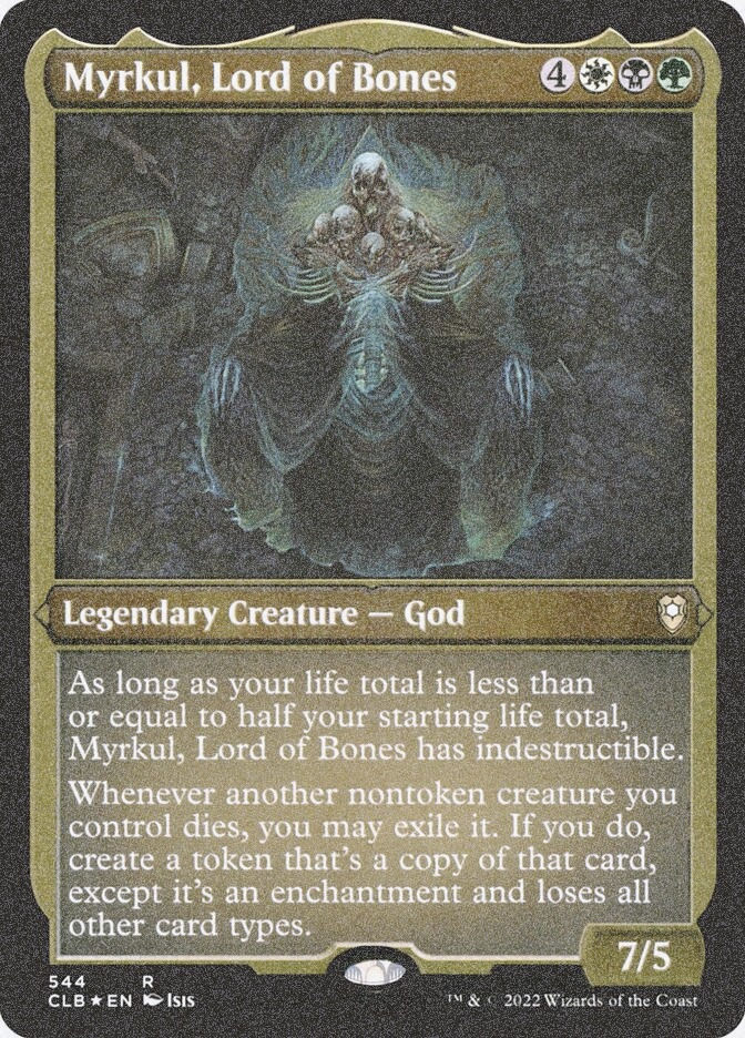 Myrkul, Lord of Bones (CLB) (544) / Foil Etched