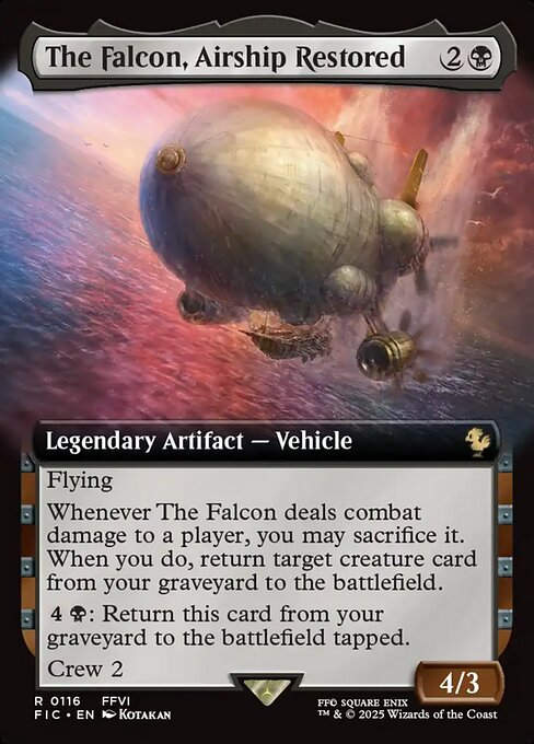 The Falcon, Airship Restored (FIC) (116) / Extended Art
