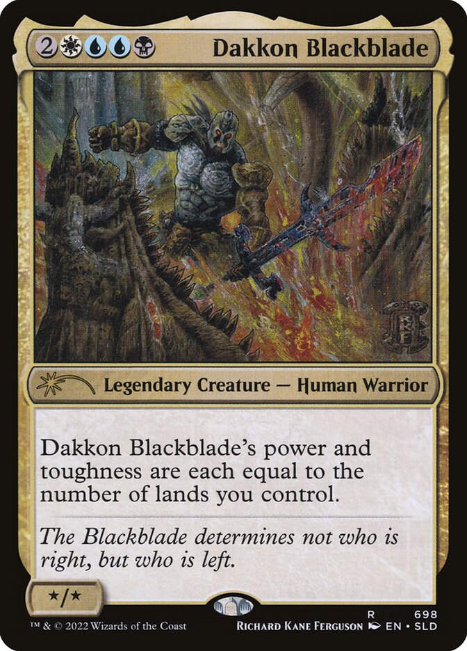 Dakkon Blackblade (SLD) (698)