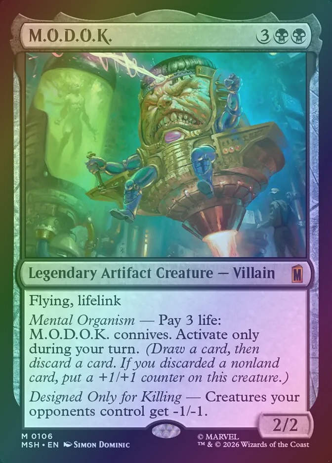 M.O.D.O.K. (MSH) (106) / Foil