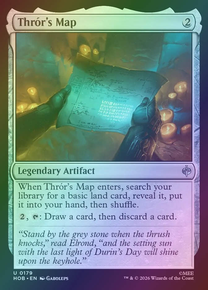 Thrór's Map (HOB) (179) / Foil