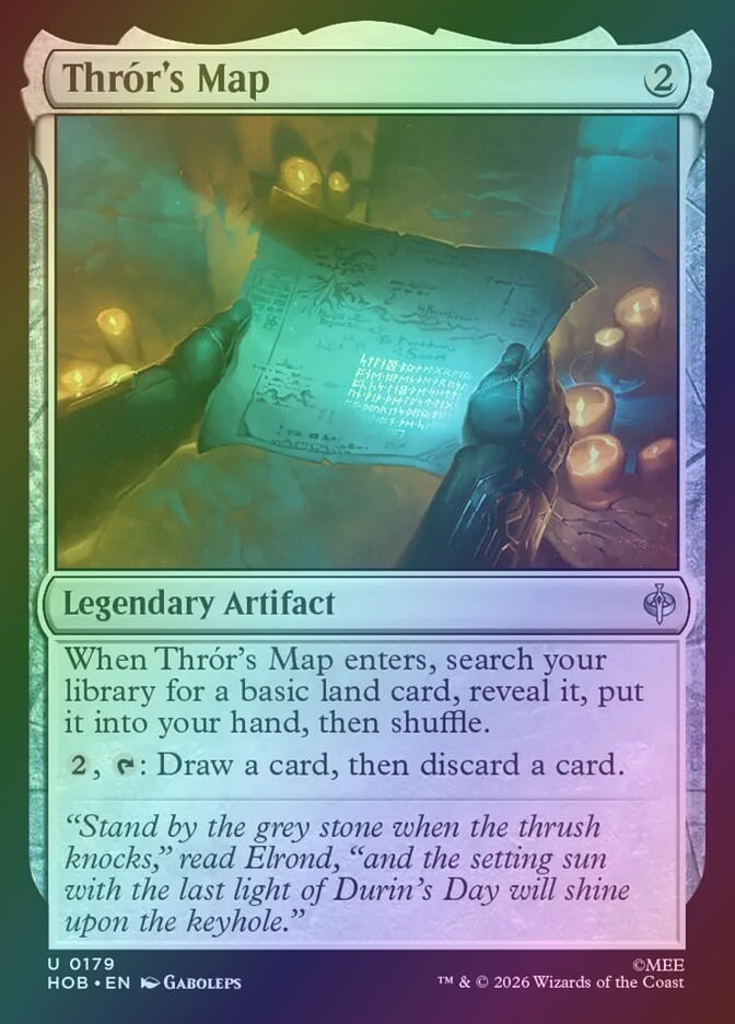 Thrór's Map (HOB) (179) / Foil