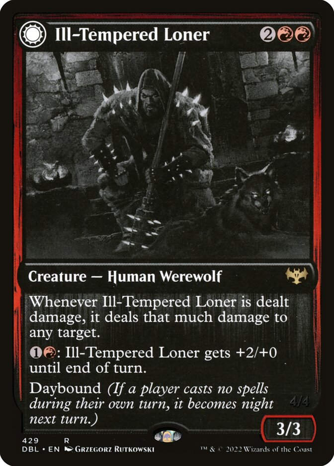 Ill-Tempered Loner // Howlpack Avenger (DBL) (429)