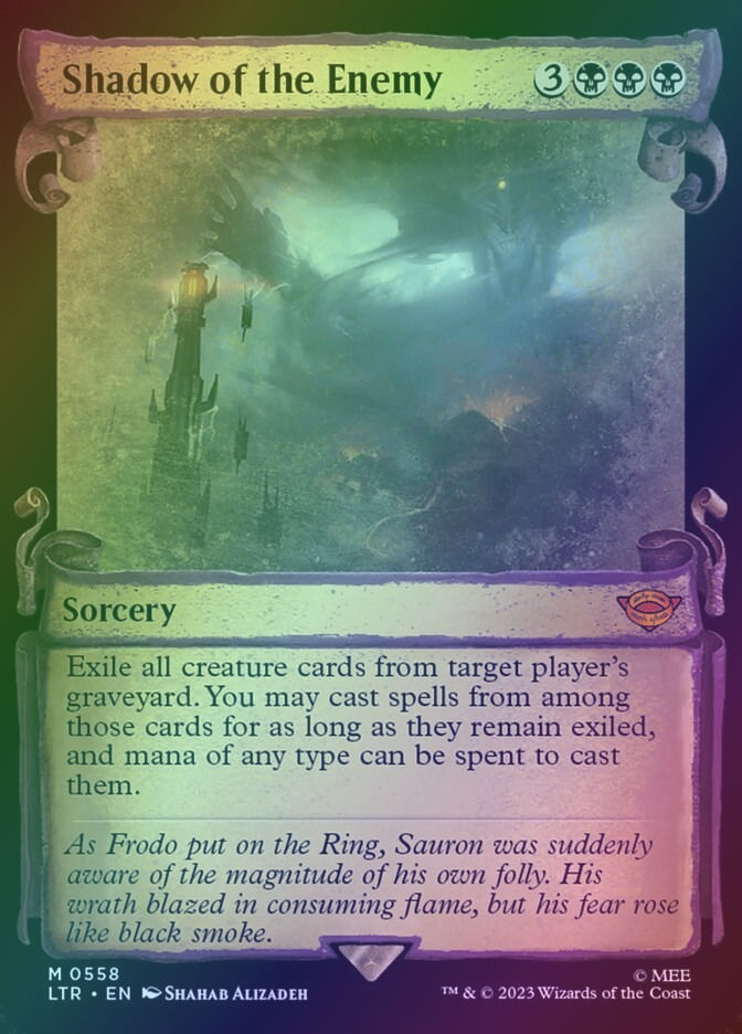 Shadow of the Enemy (LTR) (558) / Showcase / Foil