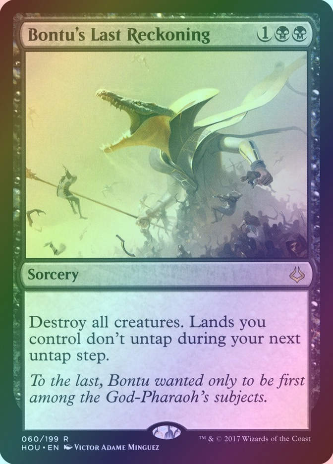Bontu's Last Reckoning (HOU) (60) / Foil