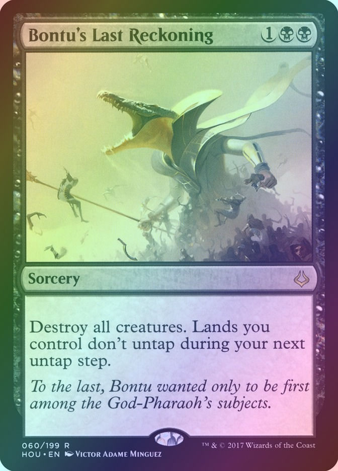 Bontu's Last Reckoning (HOU) (60) / Foil