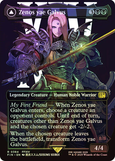 Zenos yae Galvus // (FIN) (384) / Borderless / Foil