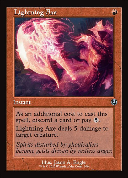 Lightning Axe (INR) (398) / Retro Frame