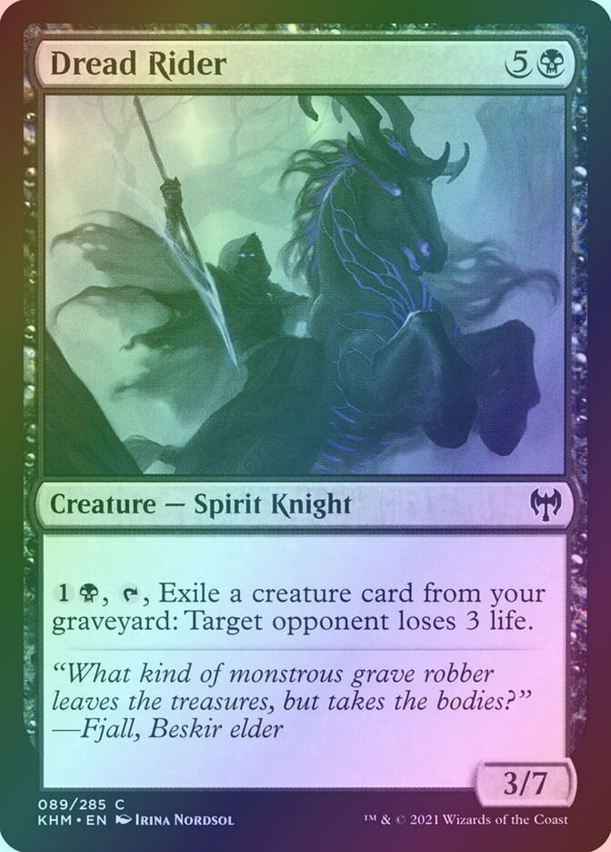 Dread Rider (KHM) (89) / Foil