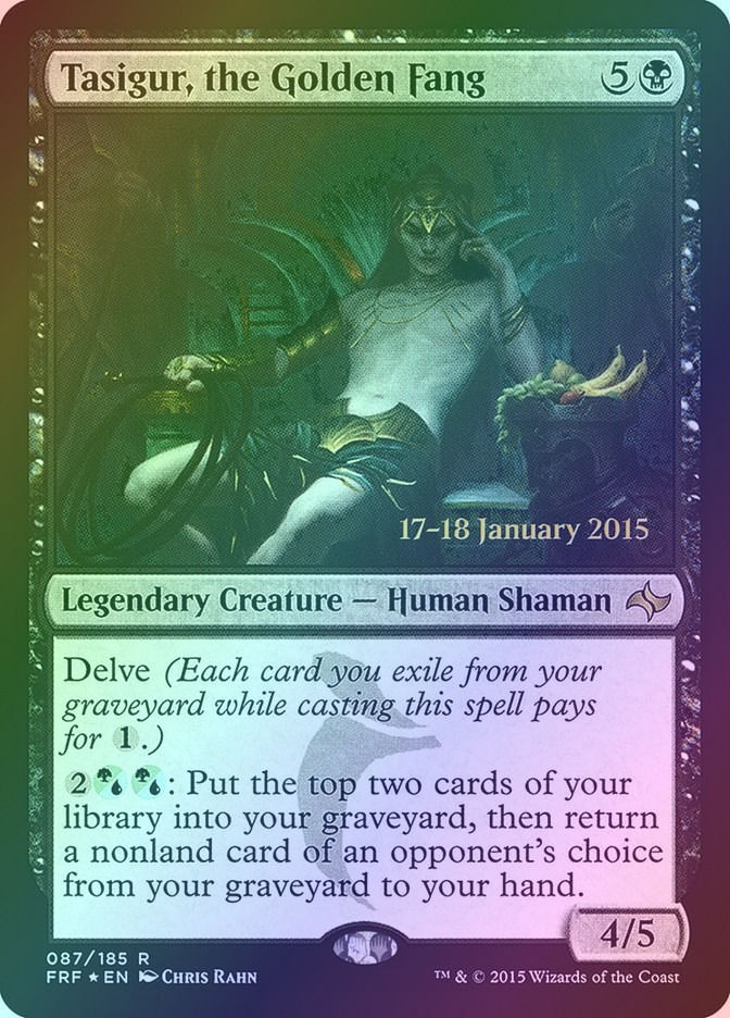 Tasigur, the Golden Fang (PFRF) (87s) / Foil