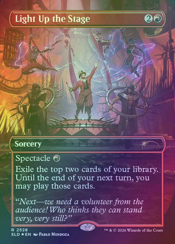 Light Up the Stage (SLD) (2528) / Borderless / Foil