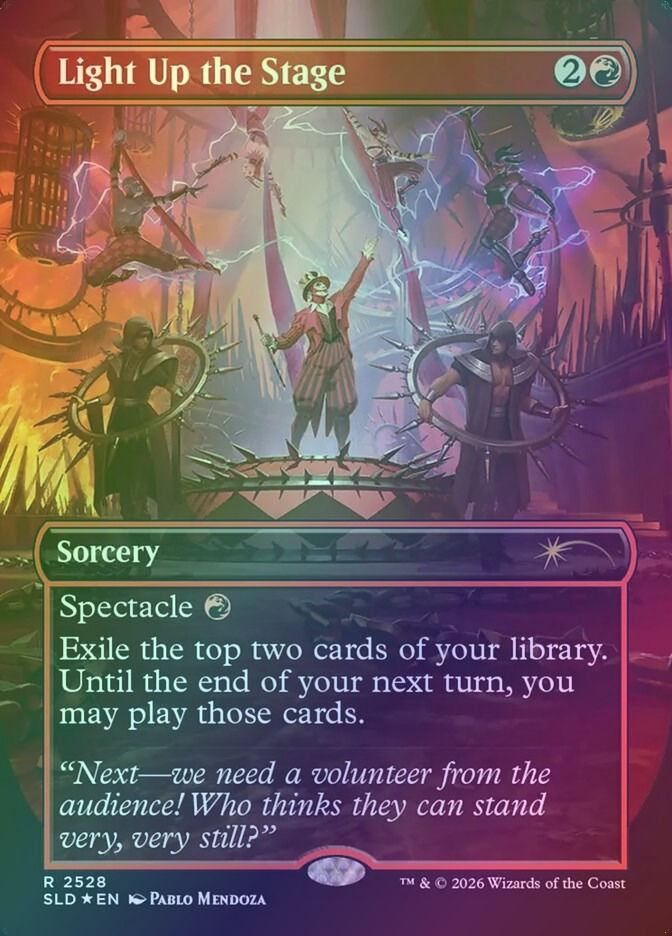 Light Up the Stage (SLD) (2528) / Borderless / Foil